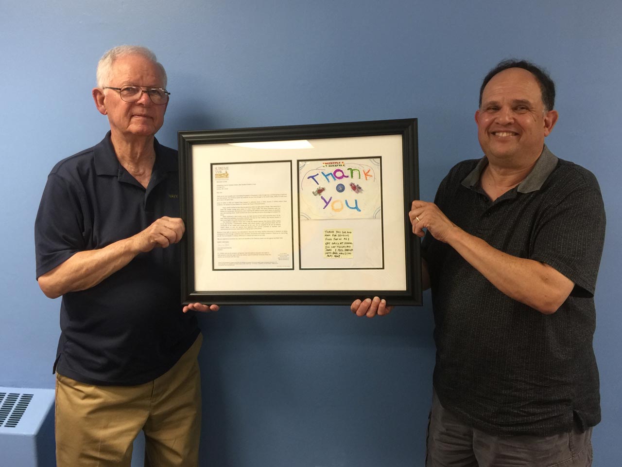 Honoring DCF Board President Jerry Nelson as he transitioned to President Emeritus. The plaque was prepared by Good Life Ministries (GLM), with a LOT of involvement and help from Rebecca Joy Leid.